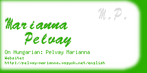 marianna pelvay business card